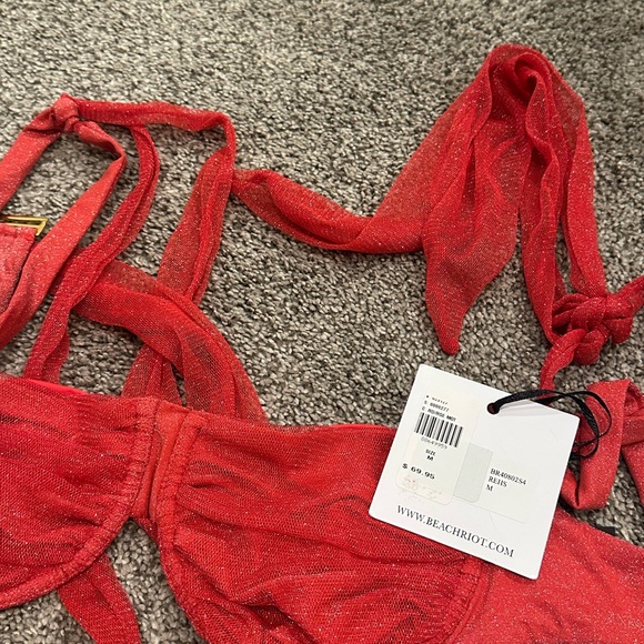 Beach Riot Red Bikini Set - Picture 3 of 5